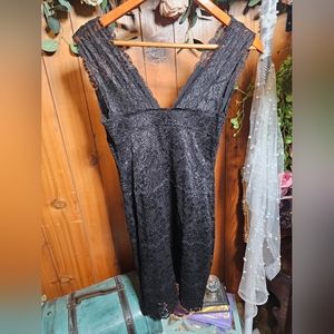 Guess black lace party dress